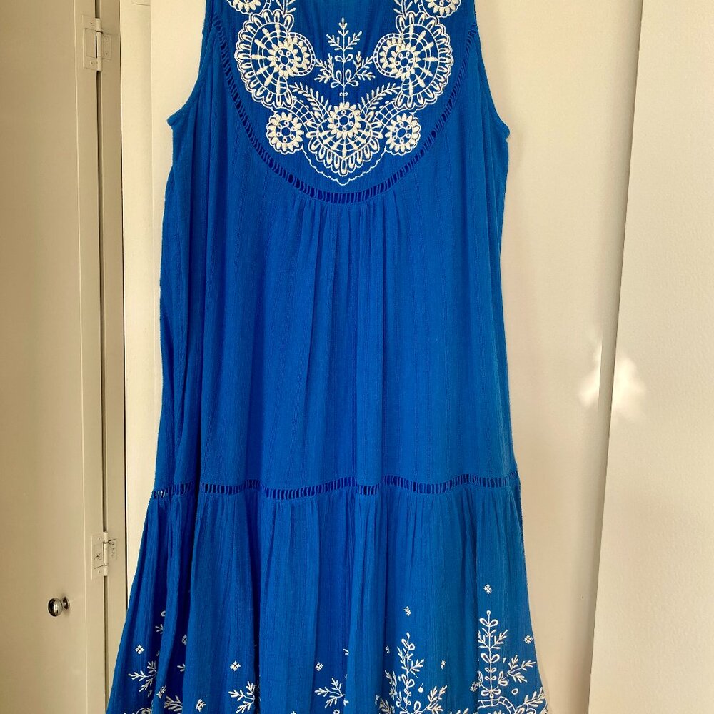 Blue Meadow Rue Dress (by Anthropologie)